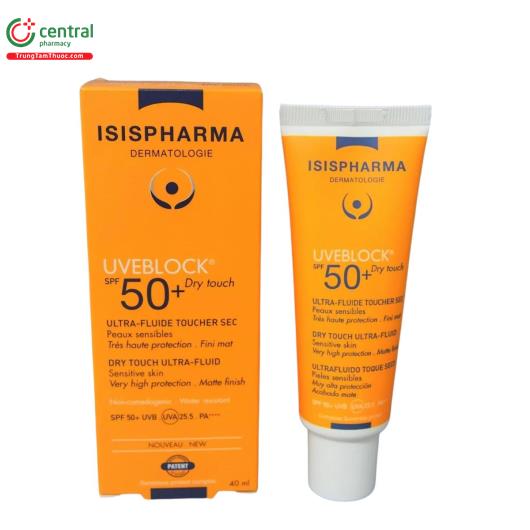 isispharma uveblock spf 50 dry touch A0804