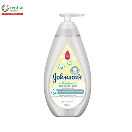 johnsons cottontouch top to toe bath 500ml 1 Q6458