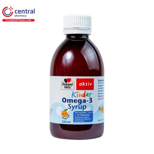Kinder Omega3 Syrup Doppelherz bổ sung DHA đúng cách cho trẻ