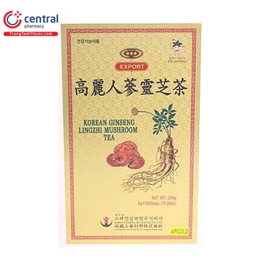 [CHÍNH HÃNG] Trà Sâm Linh Chi Korean Ginseng Lingzhi Mushroom Tea