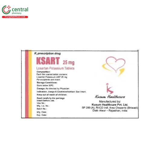 ksart 25mg 2 V8130