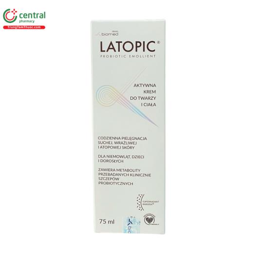 latopic face and body cream 75ml 3 T8560