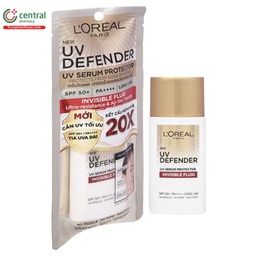 loreal uv defender uv serum protector invisible fluid spf 50 pa 1 T7124