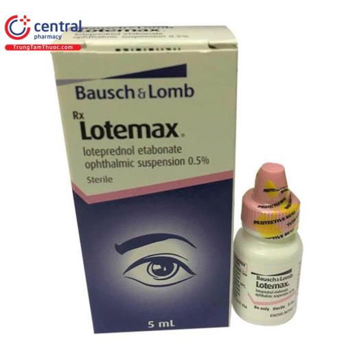 Thuốc Lotemax 0,5 tác dụng, liều dùng và giá bán