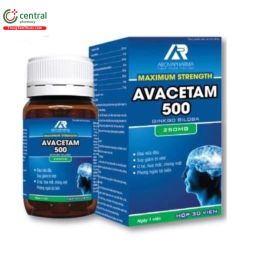 maximum strength avacetam 500 A0876