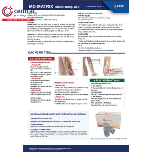 [CHÍNH HÃNG] Thuốc MD-Matrix cải thiện chức năng vận động