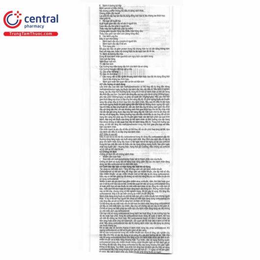 [CHÍNH HÃNG] Thuốc Medrol 4mg - giảm đau, chống viêm