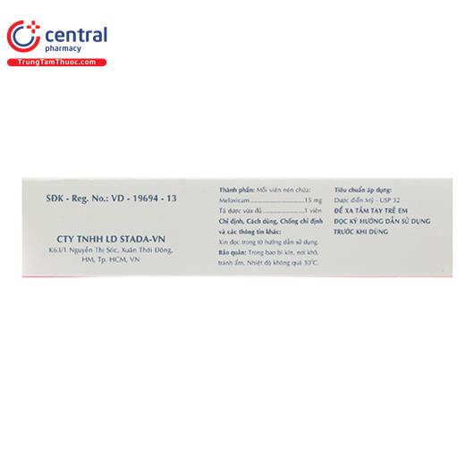 meloxicam stada 15mg J4244