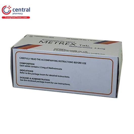 [CHÍNH HÃNG] Thuốc Metrex 2,5mg - Thuốc điều trị ung thư