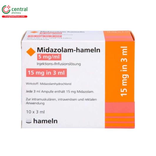 midazolam mameln 5mg ml 1 K4453