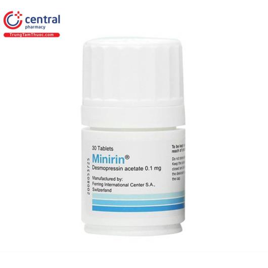 Minirin Injection Thuốc Minirin (Desmopressin 0,1mg): Tác dụng- Chỉ định, Liều dùng