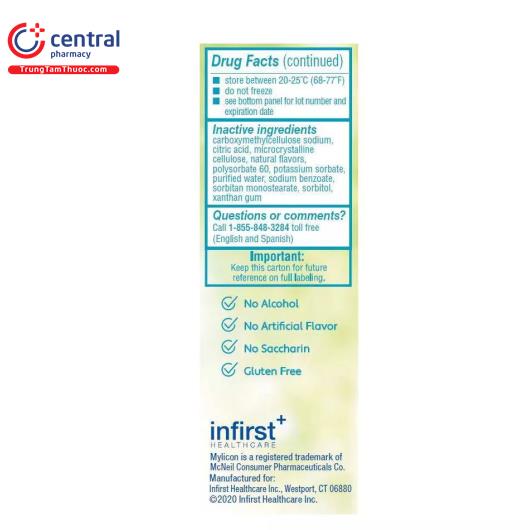 [CHÍNH HÃNG] Thuốc Mylicon Gas Relief Drops 30ml hỗ trợ tiêu hóa