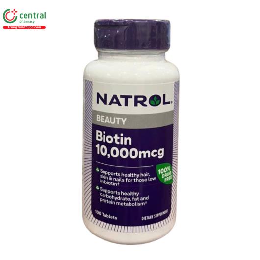 natrol beauty biotin 10000mcg 1 L4765