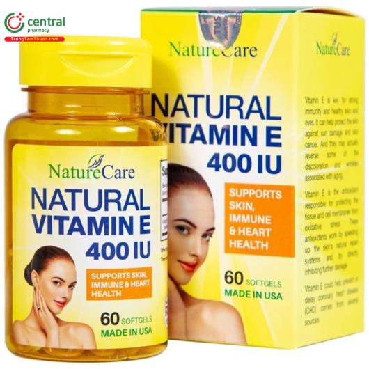 natural vitamin e 400iu naturecare 9 L4620