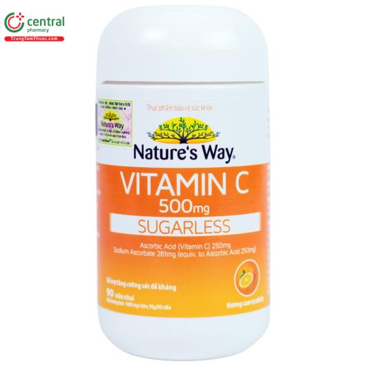 nature way vitamin c 500mg sugarless 2 V8087