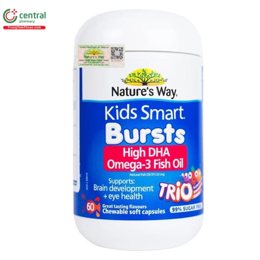 natures way kids smart omega 3 fish oil trio U8181