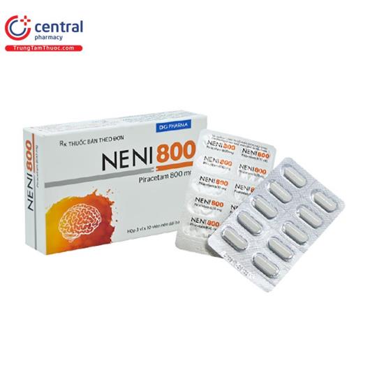 [CHÍNH HÃNG] Thuốc Neni 800 cải thiện triệu chứng hoa mắt, chóng mặt