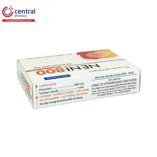 [CHÍNH HÃNG] Thuốc Neni 800 cải thiện triệu chứng hoa mắt, chóng mặt