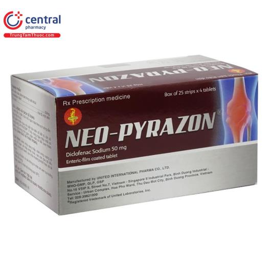 Thuốc Neo-Pyrazon - Trị viêm xương khớp, thoái hóa khớp
