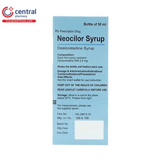 neocilor syrup 10 S7368