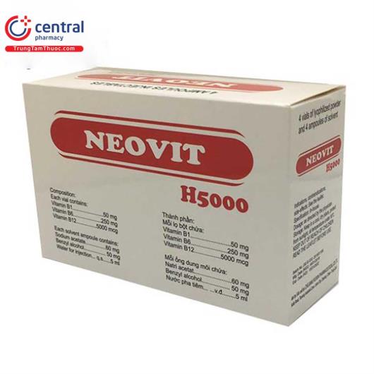 [CHÍNH HÃNG] Thuốc Neovit H5000 Thuốc cung cấp vitamin nhóm B