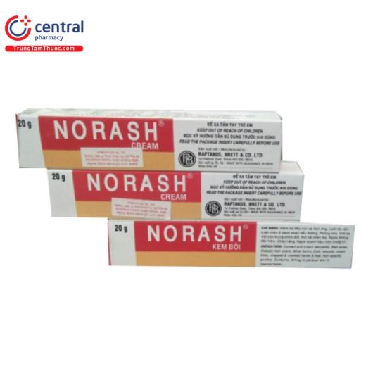 [CHÍNH HÃNG] Thuốc Norash 20g điều trị viêm da do tiếp xúc, dị ứng