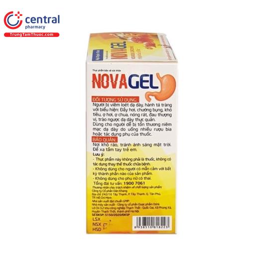 [CHÍNH HÃNG] Novagel hỗn dịch uống hỗ trợ giảm đau dạ dày