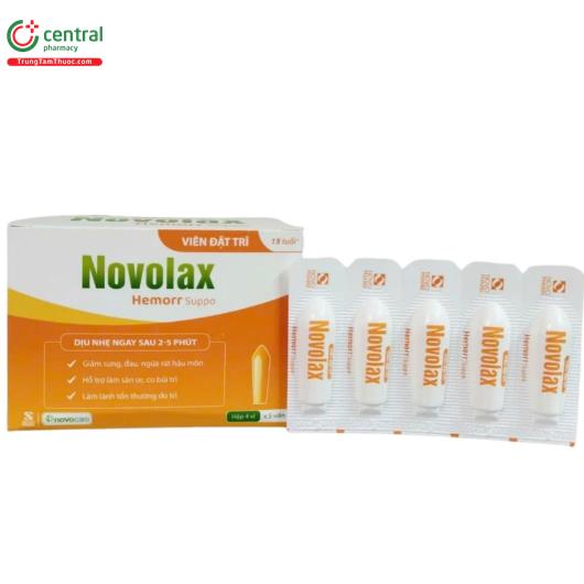 novolax hemorr suppo 6 O6885