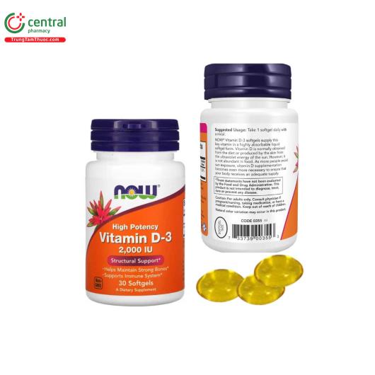 now high potency vitamin d3 2000iu O6183