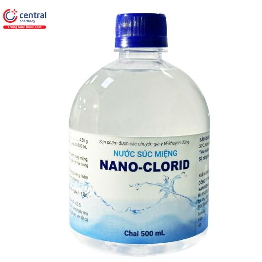 Nước súc miệng NANO-CLORID Nanogen 500ml