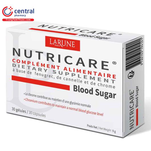 nutricare blood sugar 1 B0251