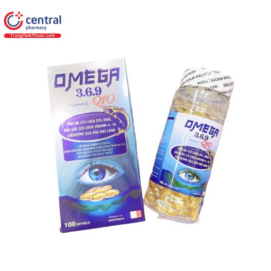 [CHÍNH HÃNG] Omega 3.6.9 Vitamin E Q10 High Tech USA Dầu cá bổ mắt.