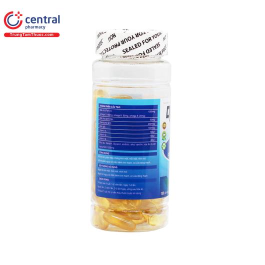 [CHÍNH HÃNG] Omega 3.6.9 Vitamin E Q10 High Tech USA Dầu cá bổ mắt.