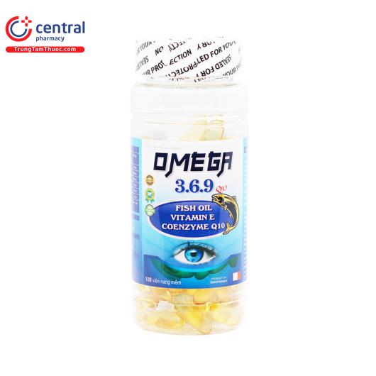 [CHÍNH HÃNG] Omega 3.6.9 Vitamin E Q10 High Tech USA Dầu cá bổ mắt.