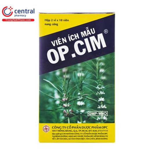 Viên ích mẫu OP.CIM: Chỉ định, liều dùng và lưu ý sử dụng