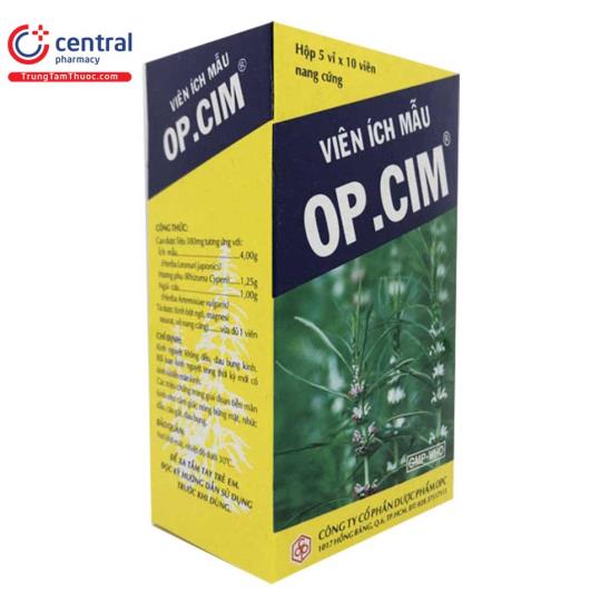 Viên ích mẫu OP.CIM: Chỉ định, liều dùng và lưu ý sử dụng