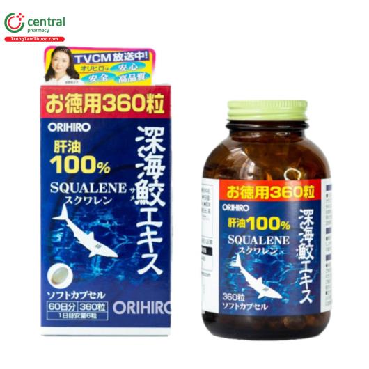 orihiro deep sea shark liver oil extract capsule economical bottle V8587