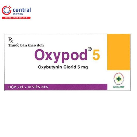 [CHÍNH HÃNG] Thuốc Oxypod 5 điều trị chứng tiểu mất kiểm soát