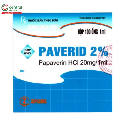 paverid 20mg 1 B0082