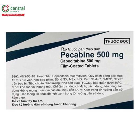 pecabine 500mg 1 U8568