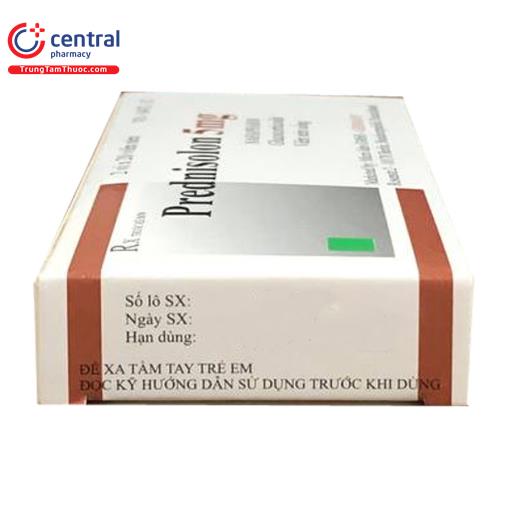 Thuốc Prednisolon 5mg Nam Hà: tác dụng, chỉ định, liều dùng