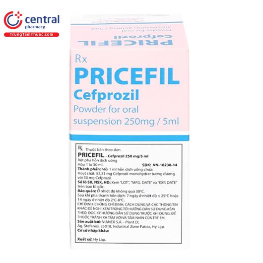 pricefil 250mg 5ml T7571