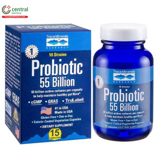 probiotic 55 billion traceminerals 7 V8177