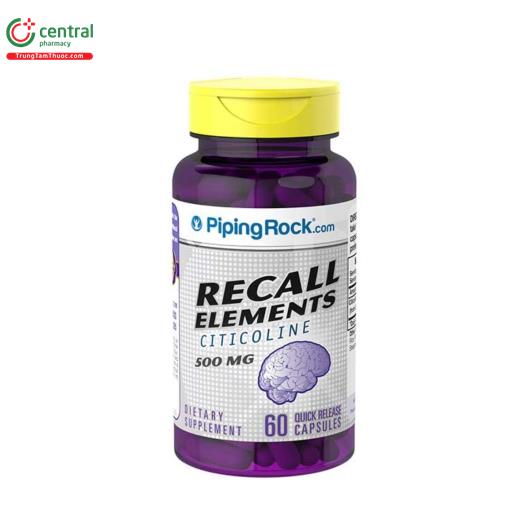 recall elements citicoline 500mg 1 Q6864