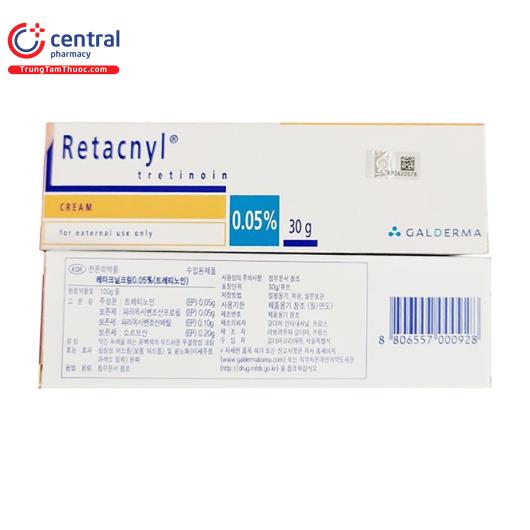 [CHÍNH HÃNG] Thuốc Retacnyl 0.05% bay mụn trứng cá, hết sần trên da