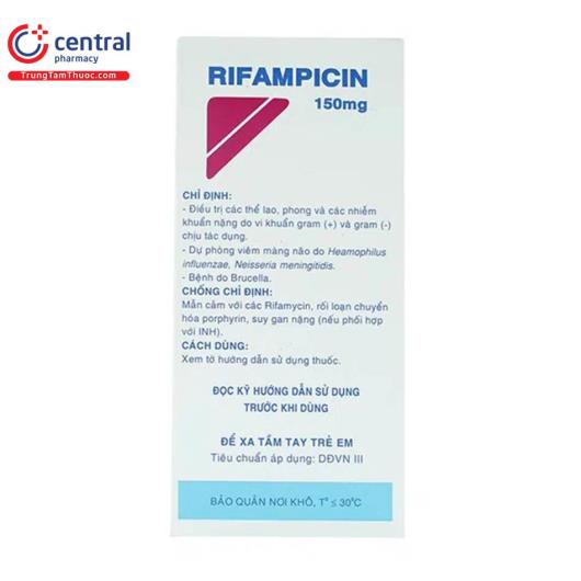 rifampicin 150mg mkp 6 V8327