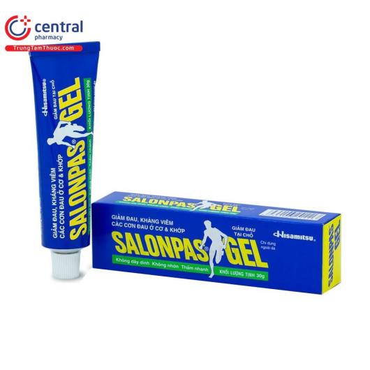 [CHÍNH HÃNG] Thuốc bôi Salonpas Gel 30g giảm đau, chống viêm tiện lợi