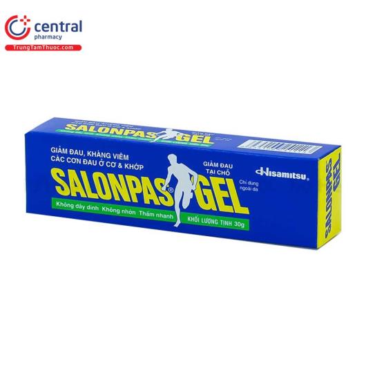 [CHÍNH HÃNG] Thuốc bôi Salonpas Gel 30g giảm đau, chống viêm tiện lợi