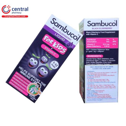 Thuốc Sambucol For Kid - ngăn ngừa cảm cúm, bảo vệ bé yêu của bạn