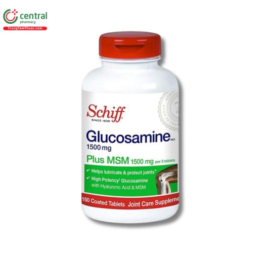 schiff glucosamine 1500mg plus msm 1500mg 1 G2555